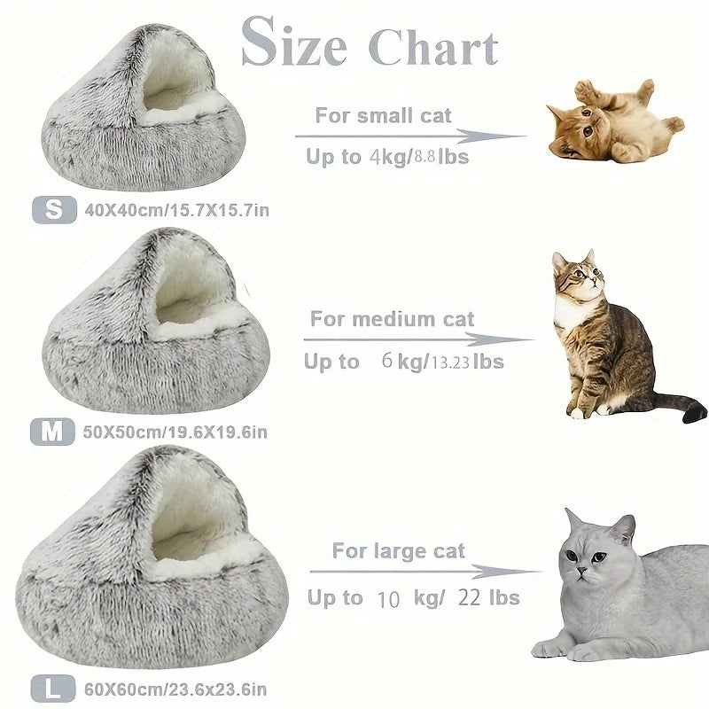 Plush Cat Cushion