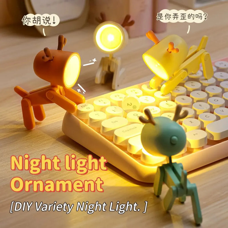 Charming Dog-shaped LED Night Light